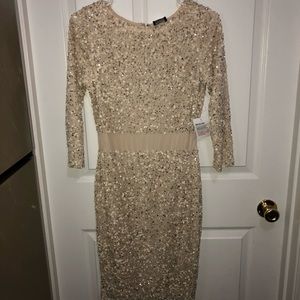 Evening dress with embellishments